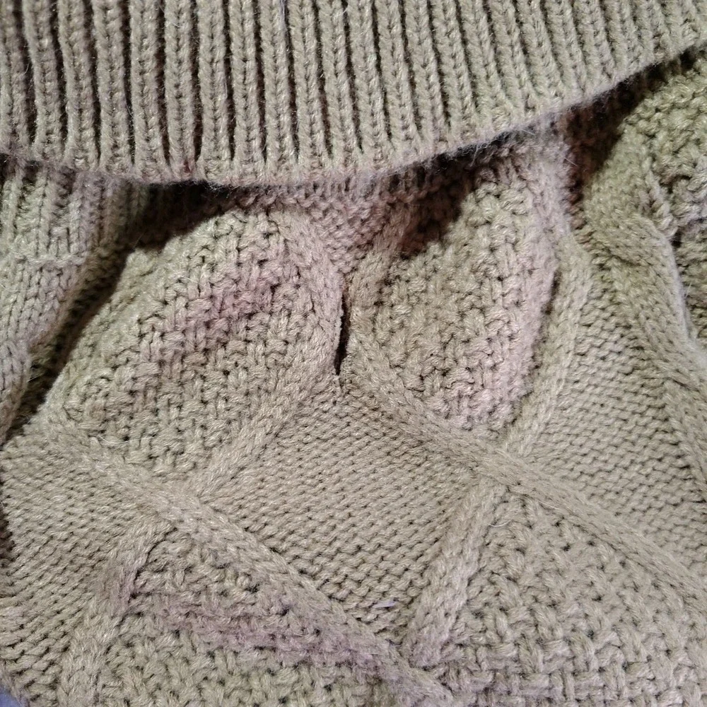 Fisherman Style Dog Sweater 3XL Tan Cape Cod Fall Spring Walks Stylish Big‎